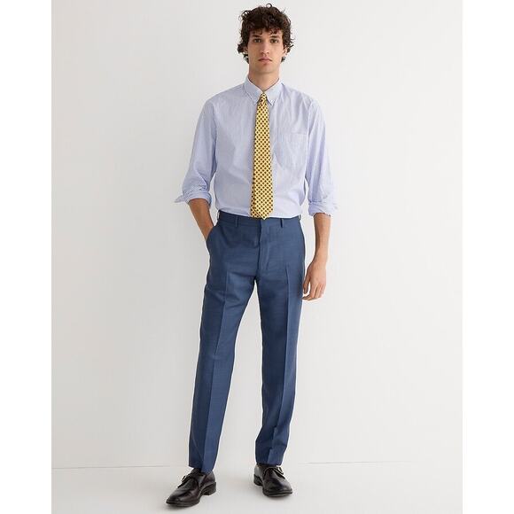 J. Crew Ludlow Classic-fit Suit Italian Stretch Wool Blend in Harbor Blue 42R - Picture 10 of 15